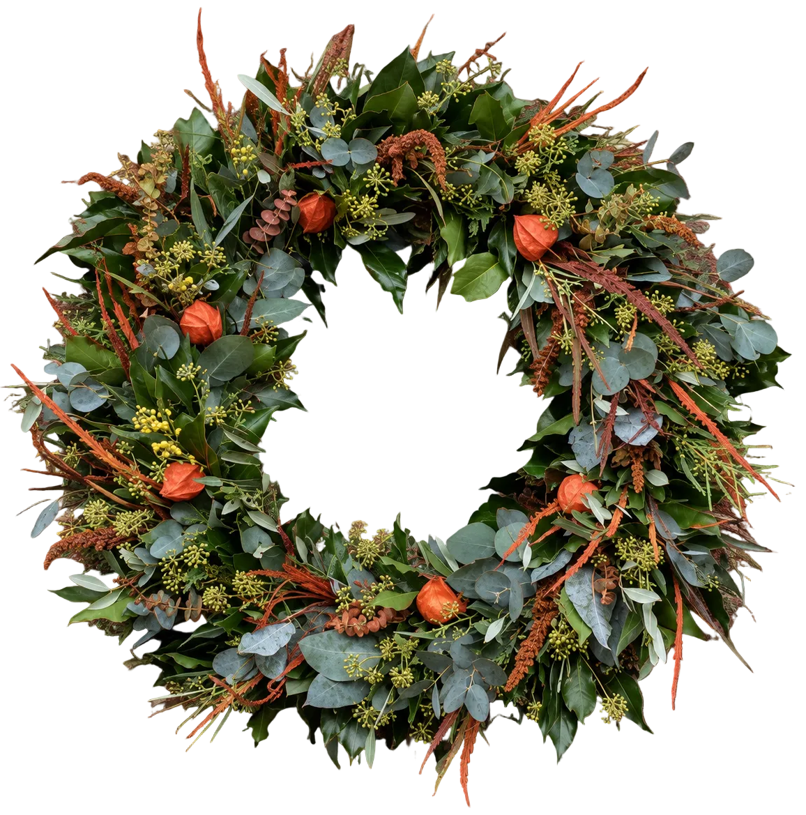 Natural Eucalyptus & Berry Wreath