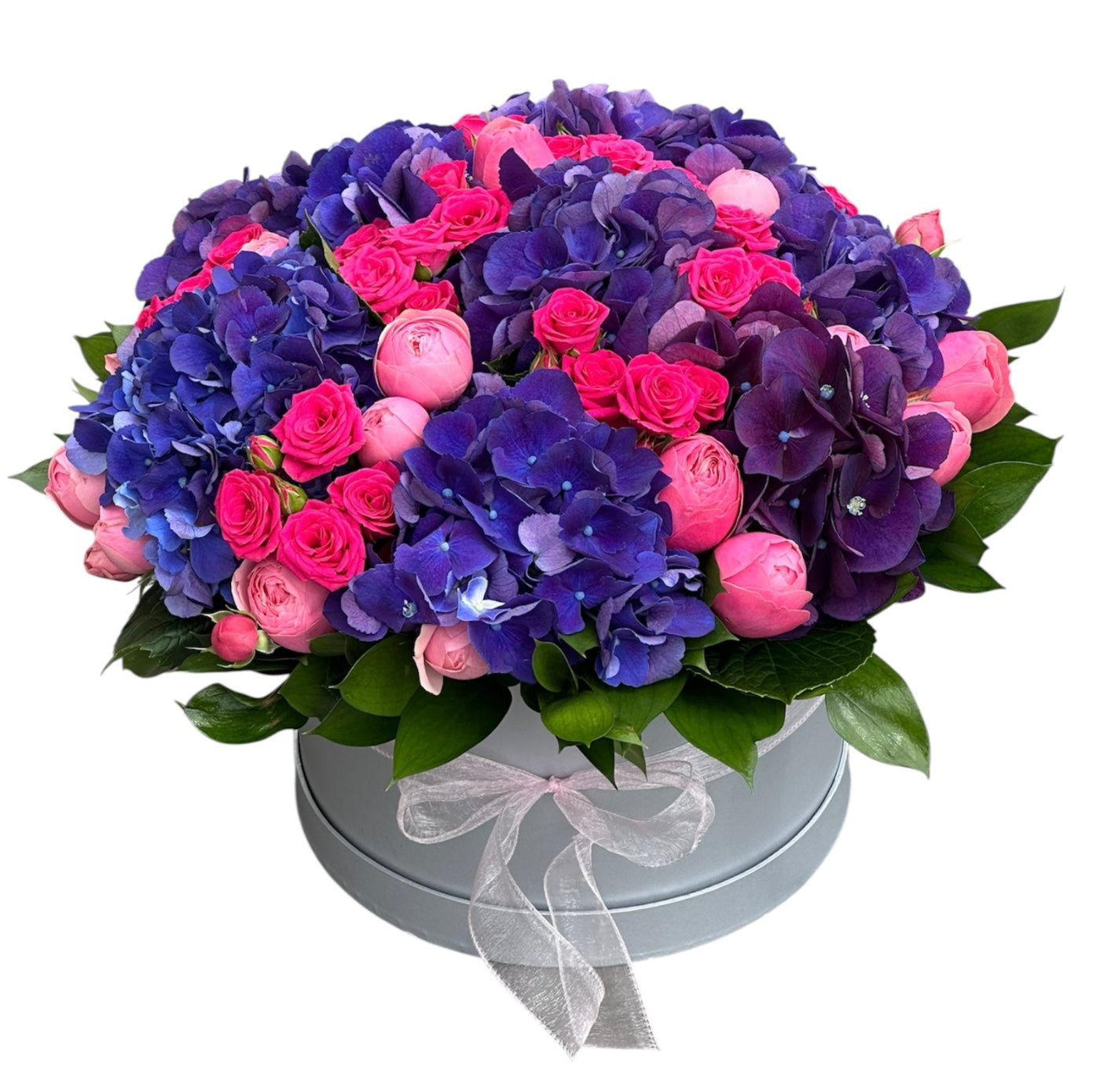 Hydrangea and Spray Roses Box