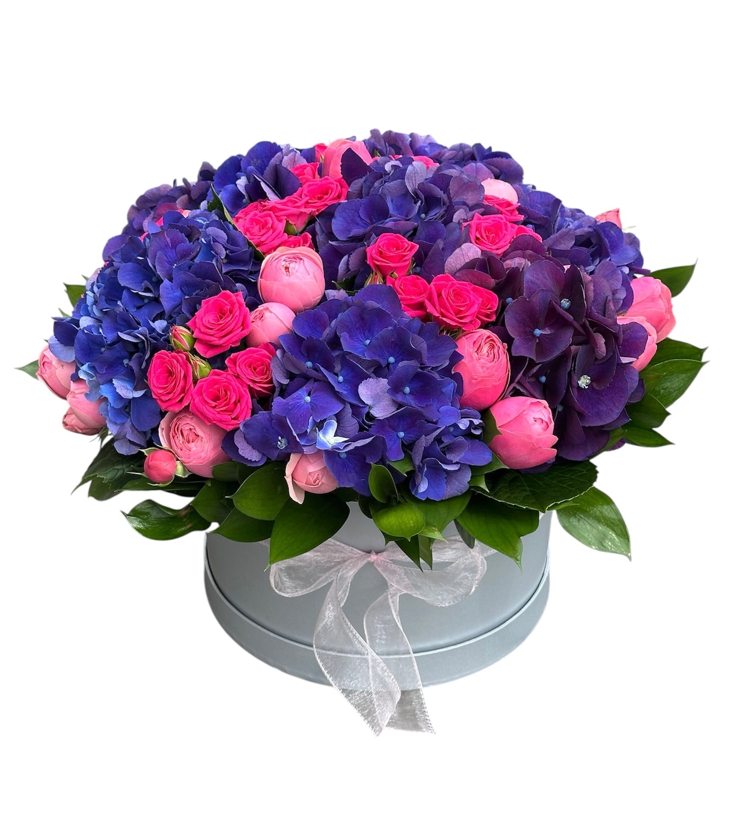 Hydrangea and Spray Roses Box