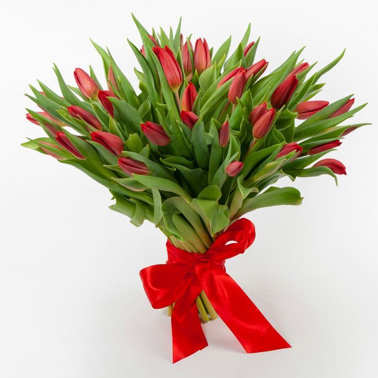 Red Tulips Bouquet