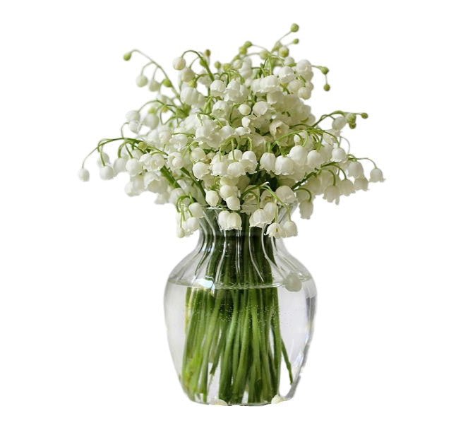 Classic Lily of the Valley Bouquet in Vase - Fresh Bouquet Co.