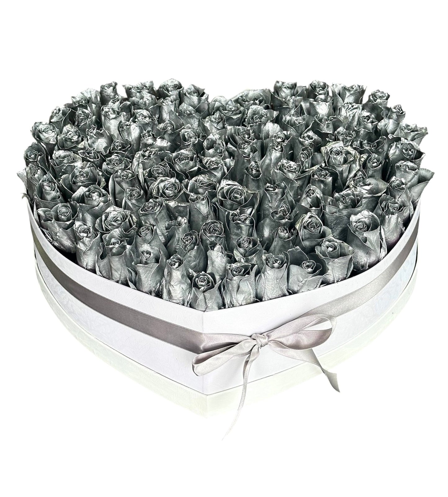 Fresh Silver Roses - Fresh Bouquet Co.