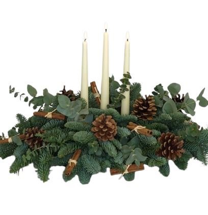 Fresh Spruce and Eucalyptus with Cones and Cinnamon - Fresh Bouquet Co.