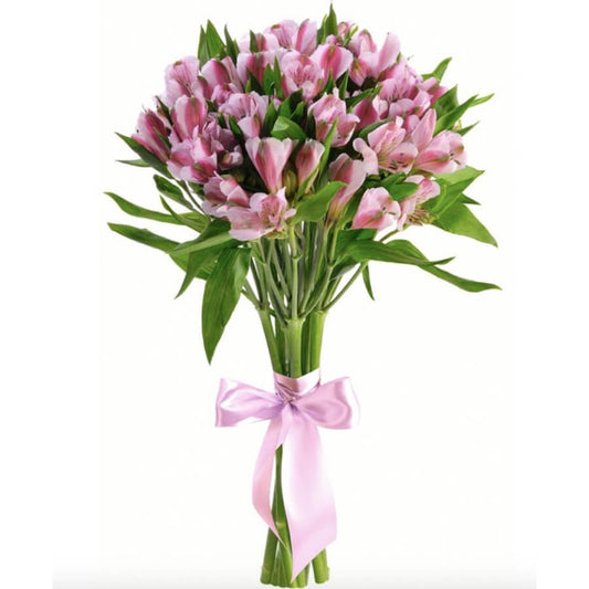 Pink Alstroemeria Bouquet - Fresh Bouquet Co.
