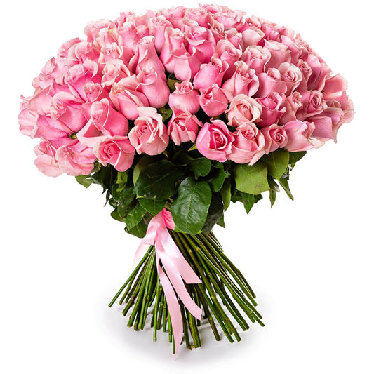 Pink Hermosa Roses Bouquet - Fresh Bouquet Co.