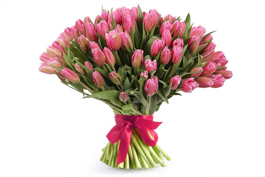 Pink Tulips Bouquet - Fresh Bouquet Co.