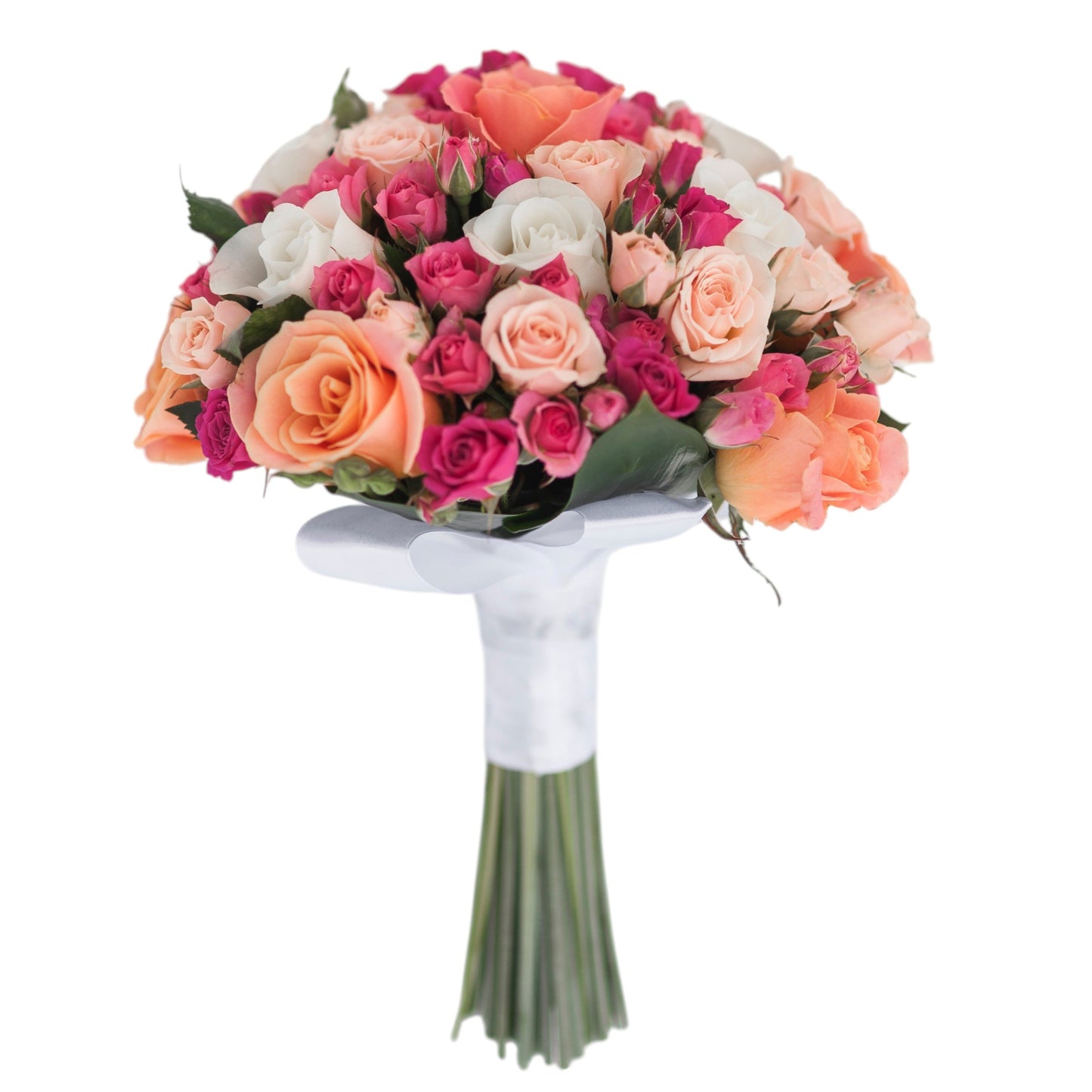 Colourful Roses Wedding Bridal Bouquet