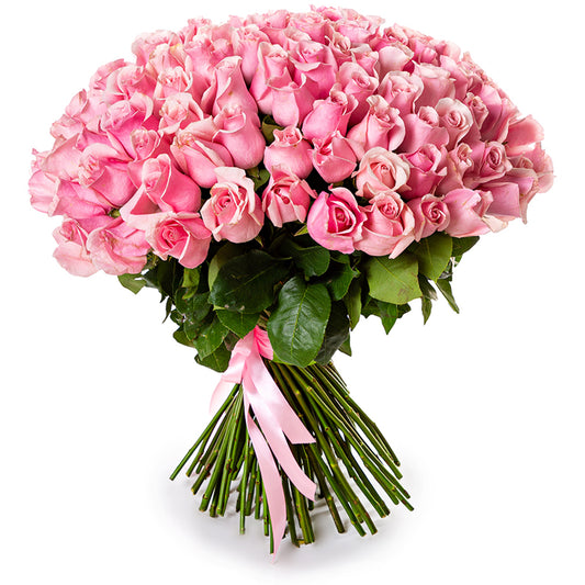 Pink Hermosa Roses Bouquet