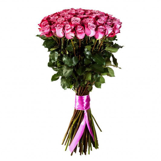 Deep Purple Roses Bouquet