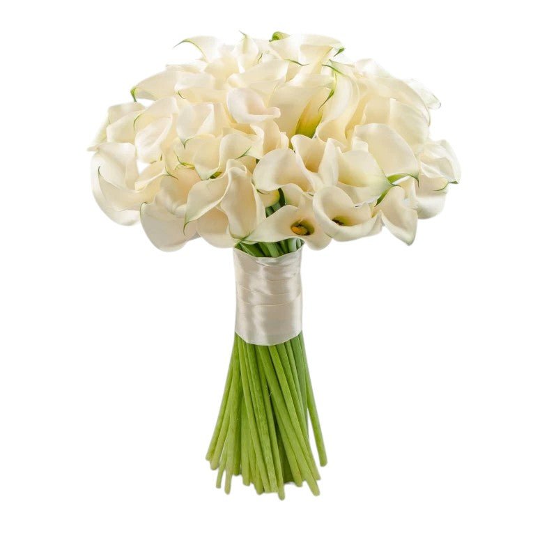 Ivory Calla Lily Bouquet in Vase