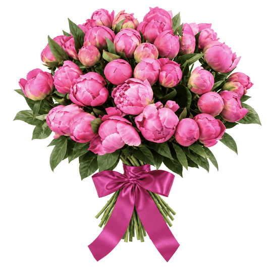 Dark Pink Peonies Bouquet - Fresh Bouquet Co.