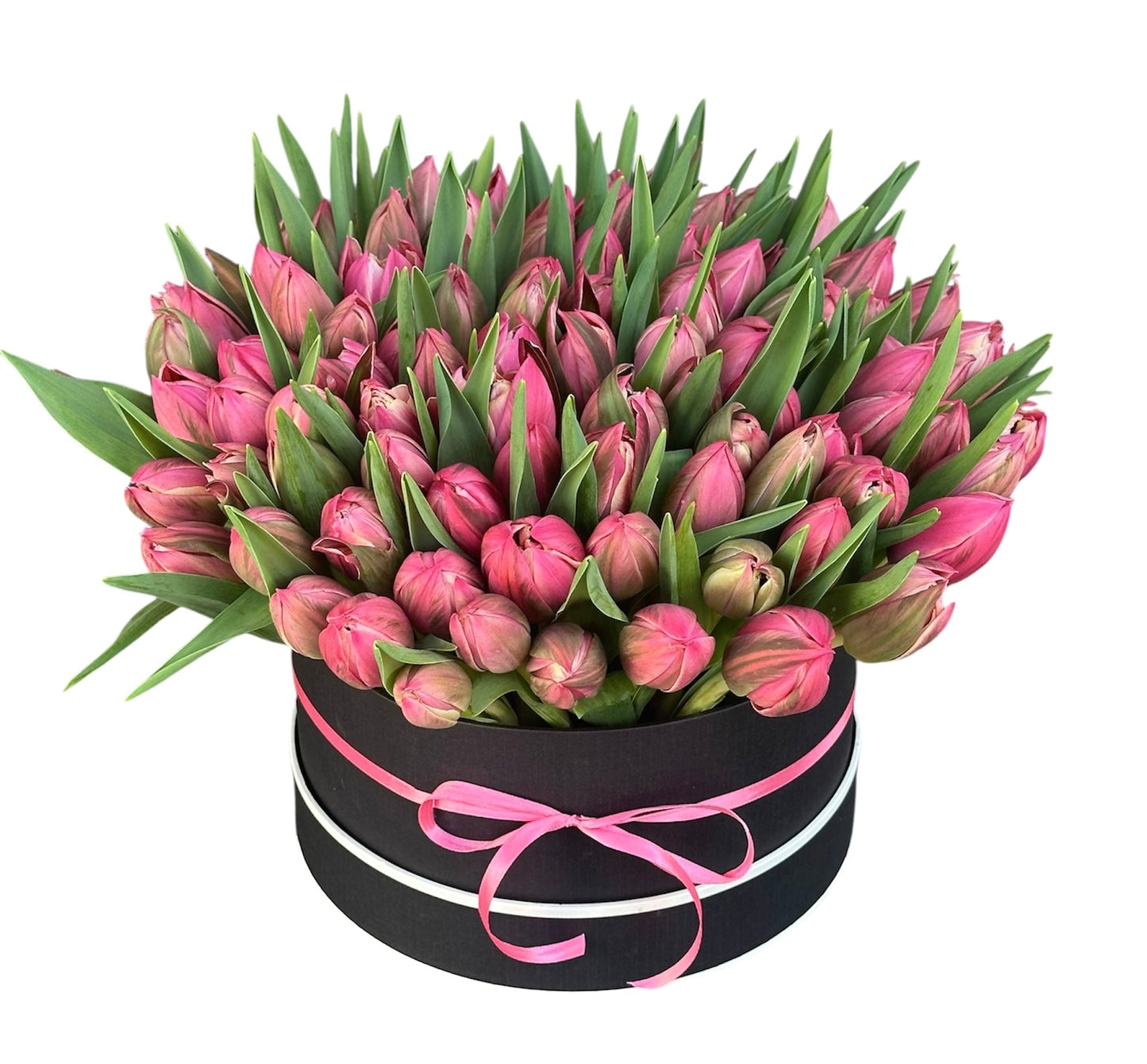 Double Tulips in a Box - Fresh Bouquet Co.