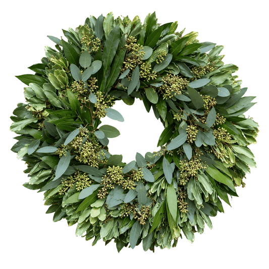 Eucalyptus & Ilan Greenery Wreath - Fresh Bouquet Co.