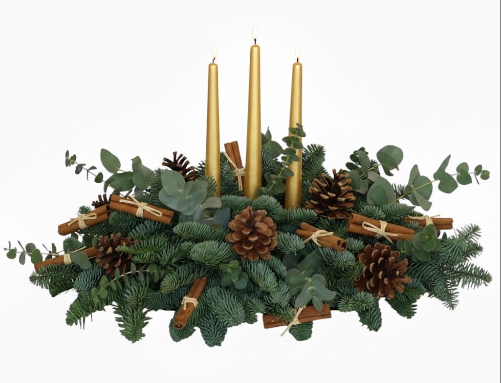 Fresh Spruce and Eucalyptus with Cones and Cinnamon - Fresh Bouquet Co.