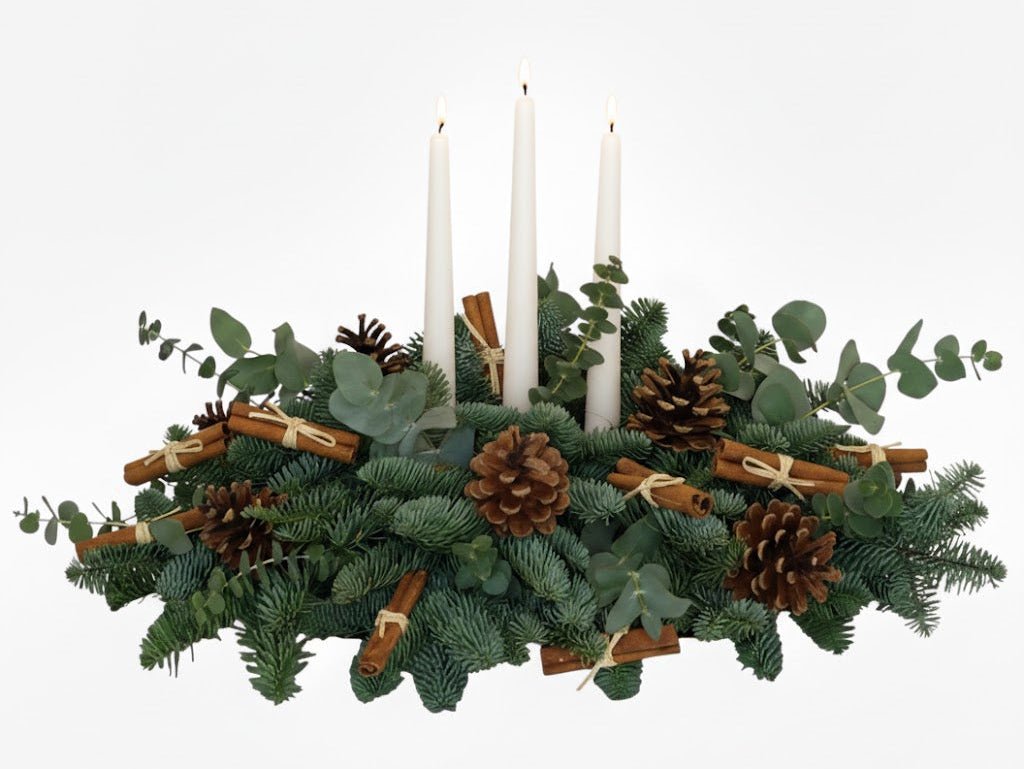 Fresh Spruce and Eucalyptus with Cones and Cinnamon - Fresh Bouquet Co.