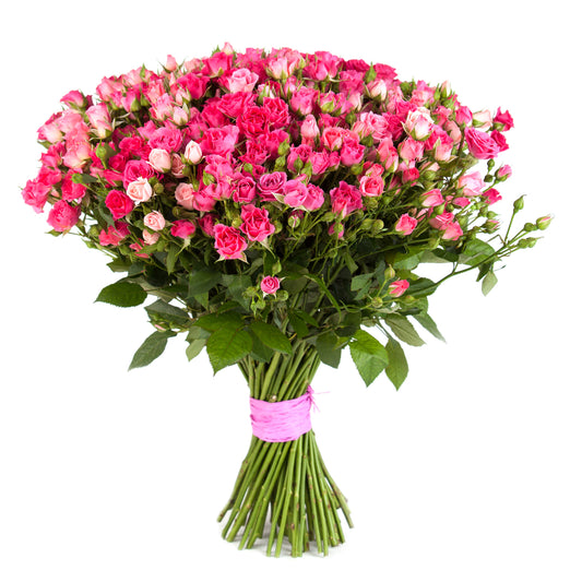 Mix Pink Spray Roses Bouquet