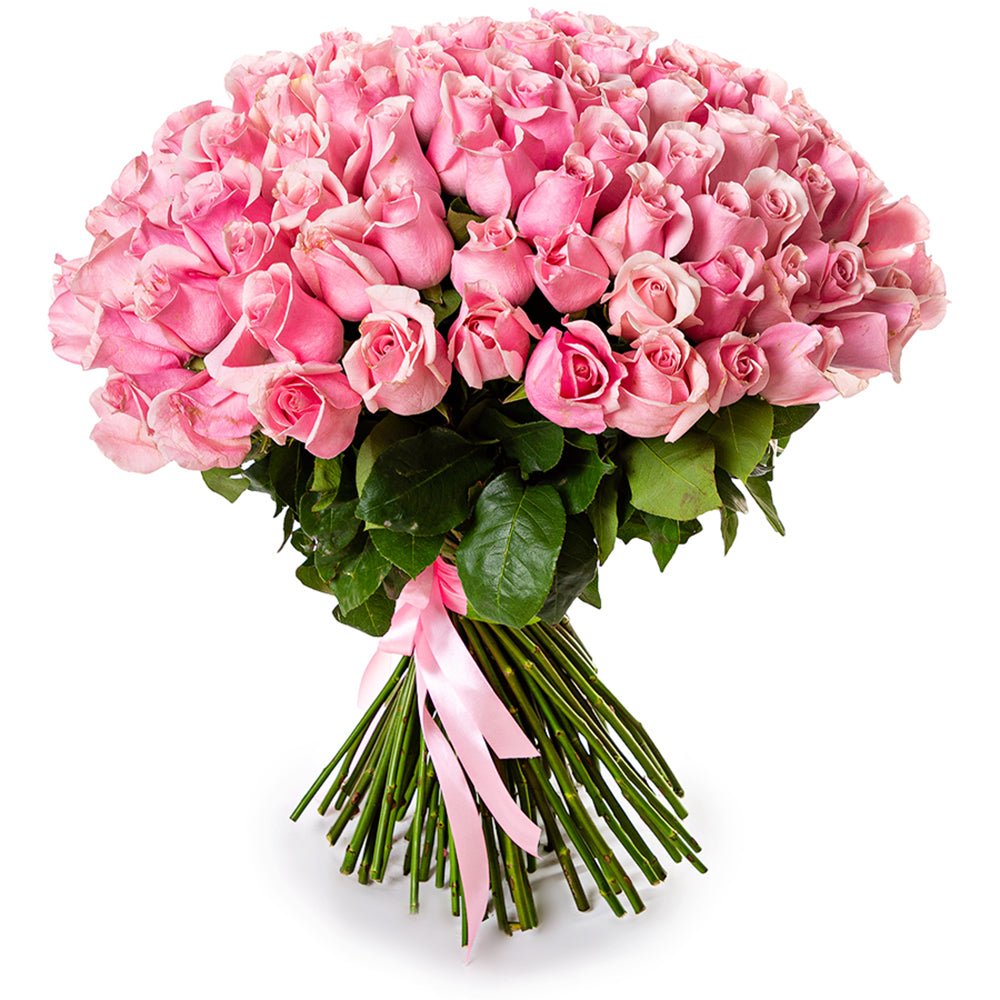 Pink Hermosa Roses Bouquet - Fresh Bouquet Co.