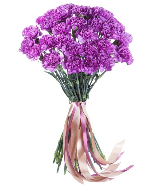Purple Carnation Bouquet