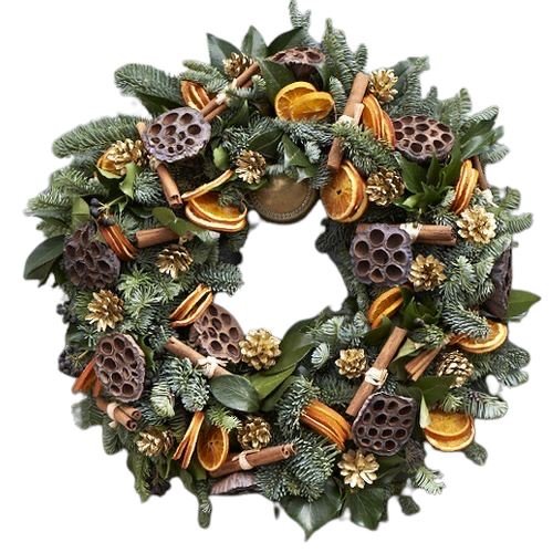 Spiced Citrus Woodland Christmas Wreath - Fresh Bouquet Co.