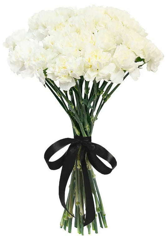 White Carnation Bouquet