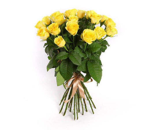 Yellow Kenya Roses Bouquet - Fresh Bouquet Co.